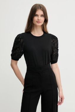 Tričko Dkny dámske, čierna farba, DJ5T1475
