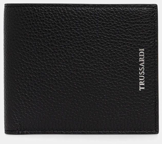 Kožená peňaženka Trussardi čierna farba, I017E000030N