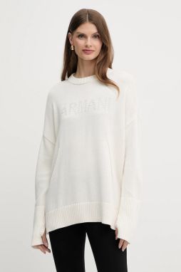 Bavlnený sveter Armani Exchange béžová farba, XW000760 AF16552