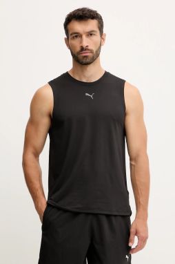 Tréningové tričko Puma čierna farba, 527509