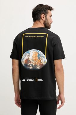Športové tričko adidas TERREX čierna farba, vzorované, KC2352