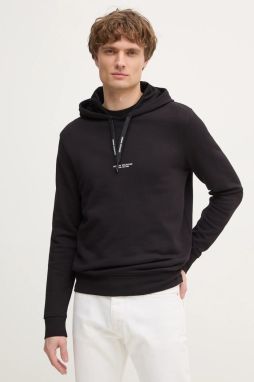 Mikina Armani Exchange pánska, čierna farba, s potlačou, 8NZM94 ZJKRZ NOS