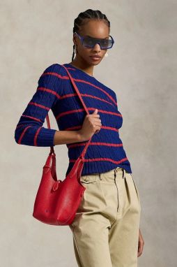 Bavlnený sveter Polo Ralph Lauren modrá farba, ľahký, 211972119