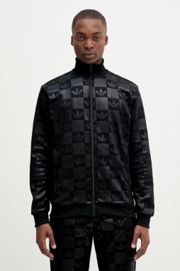 Mikina adidas Originals Monogram čierna farba, vzorovaná, JY2981