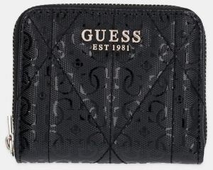 Peňaženka Guess ALDINA dámska, čierna farba, SWGG96 63137