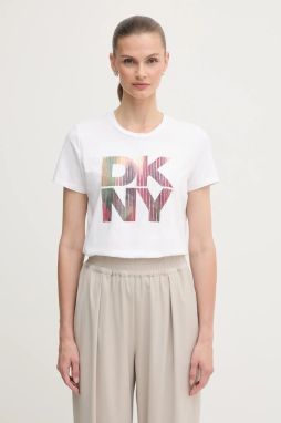 Tričko Dkny dámske, biela farba, P52H4WNA