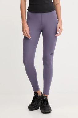 Tréningové legíny adidas Performance Own The Run fialová farba, jednofarebné, JV7211