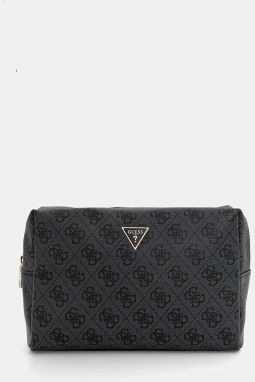 Kozmetická taška Guess ZAMIRA šedá farba, PW7533 P5315
