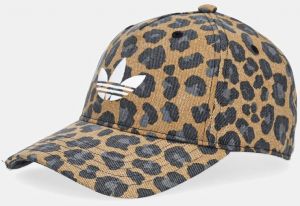 Bavlnená šiltovka adidas Originals béžová farba, JW8034
