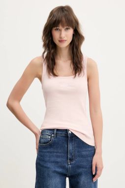 Top Guess Jeans ružová farba, W5GP26 KA0H1