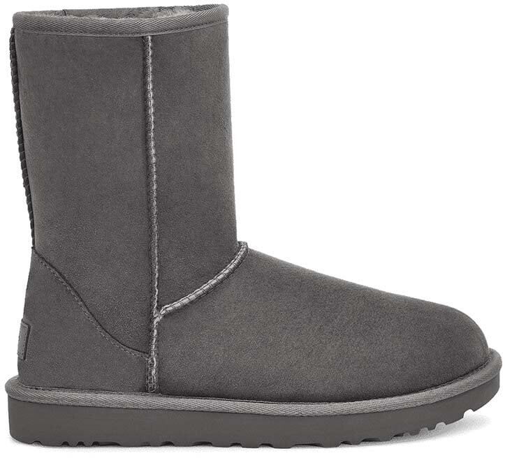 UGG Classic Short II dámske, šedá farba, na plochom podpätku, zateplené, 1016223.GRY