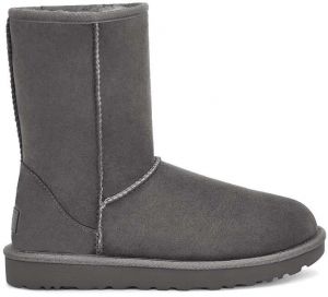 UGG Classic Short II dámske, šedá farba, na plochom podpätku, zateplené, 1016223.GRY