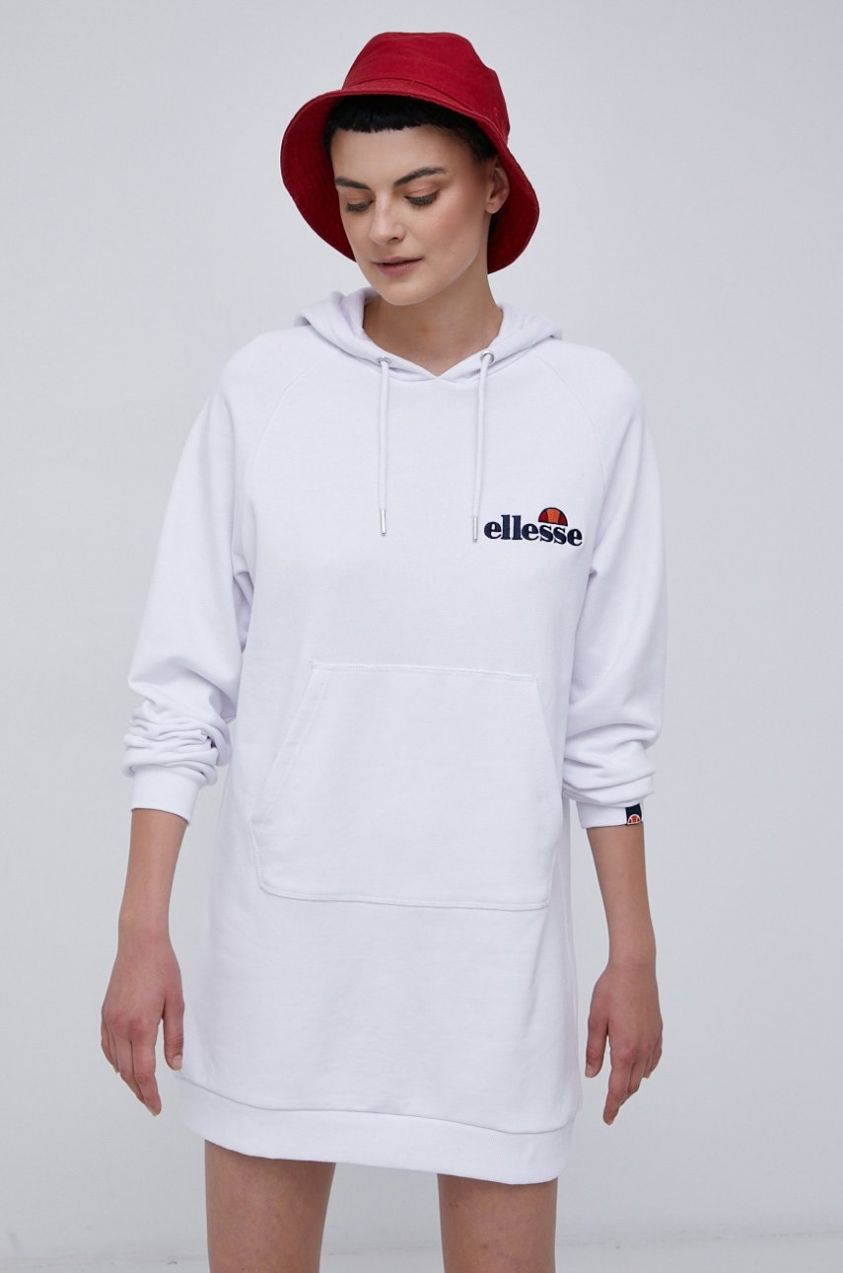 Šaty Ellesse SGK13289-011, biela farba, mini, rovné