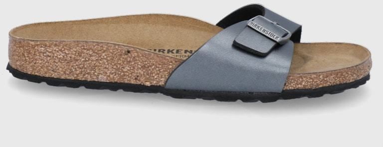 Šľapky Birkenstock Madrid 1021532-black, dámske, šedá farba