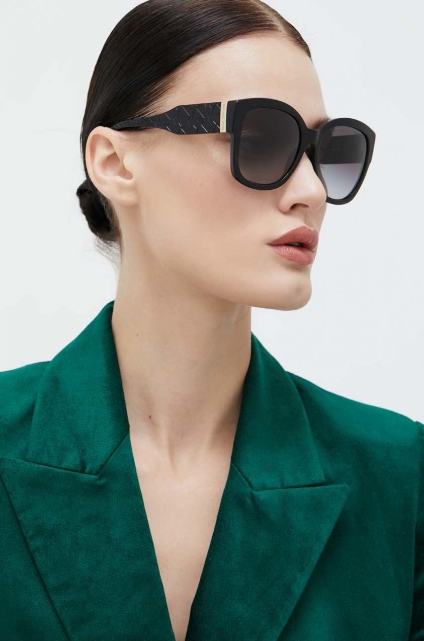 Slnečné okuliare Michael Kors BAJA dámske, čierna farba, 0MK2164