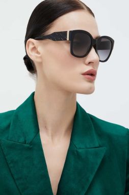 Slnečné okuliare Michael Kors BAJA dámske, čierna farba, 0MK2164