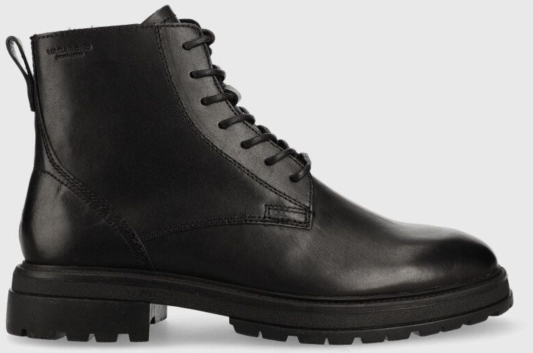 Kožená obuv Vagabond Shoemakers Johnny 2.0 pánska, čierna farba