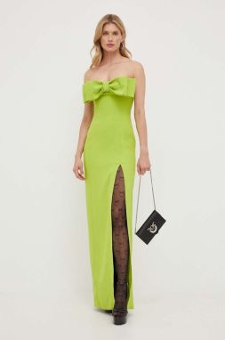 Šaty Pinko zelená farba, maxi, priliehavé, 101766.7624