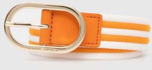 Opasok Tommy Hilfiger dámsky,oranžová farba,AW0AW16168
