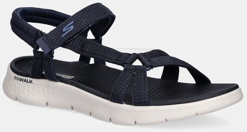Sandále Skechers GO WALK FLEX čierna farba