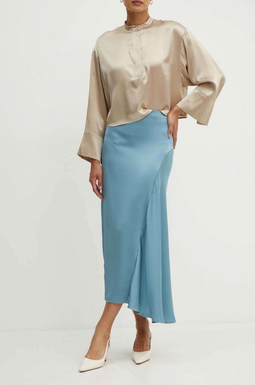 Sukňa Weekend Max Mara maxi, áčkový strih, 2425106041600