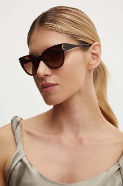 Slnečné okuliare Jimmy Choo dámske, hnedá farba, 0JC5018U