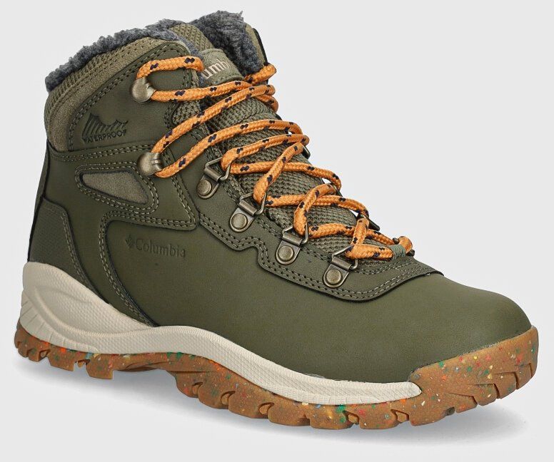 Topánky Columbia Newton Ridge Waterproof Omni-Heat zelená farba, 2100221