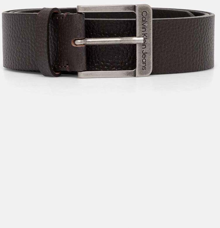Opasok Calvin Klein Jeans pánsky, hnedá farba, K50K512608