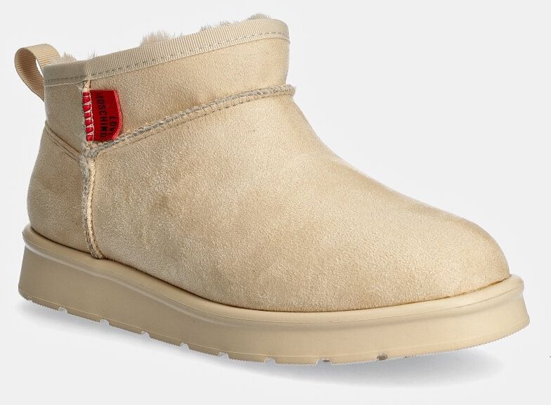 Snehule Love Moschino béžová farba, JA24043H1LJAW131