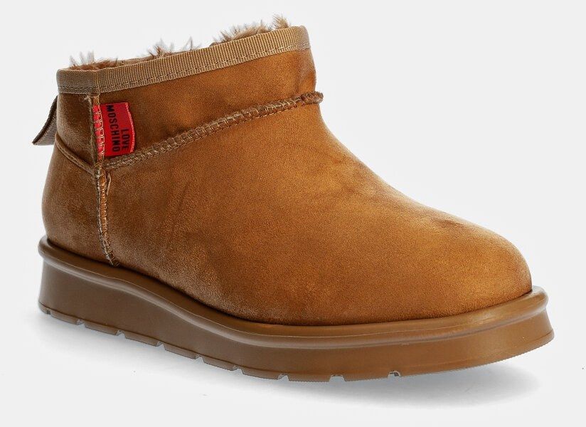 Snehule Love Moschino béžová farba, JA24043H1LJAW208