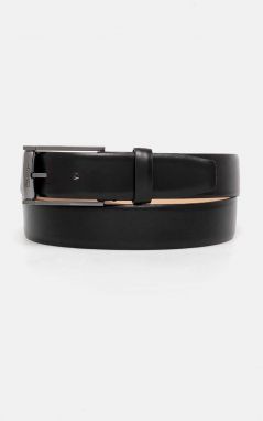 Kožený opasok Calvin Klein pánsky, čierna farba, K50K512330