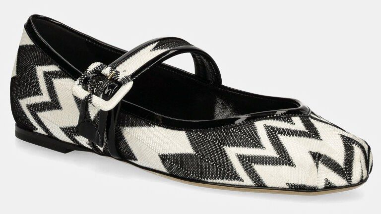 Baleríny Missoni Jean čierna farba, MW44_022