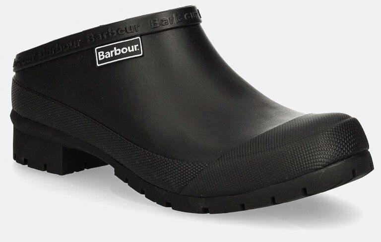 Šľapky Barbour Quinn dámske, čierna farba, LHF0001BK31