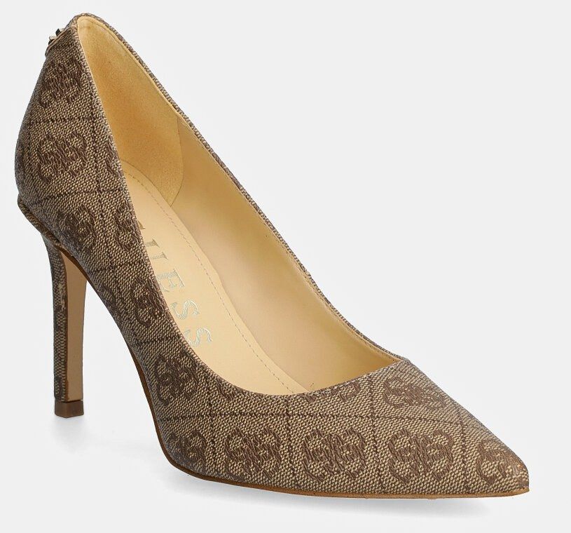 Lodičky Guess DABBEY 2 hnedá farba, FLTDB2 FAL08