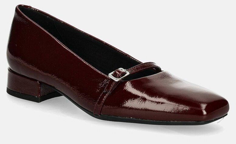 Kožené balerínky Vagabond Shoemakers DEBBI bordová farba, 5818-160-38
