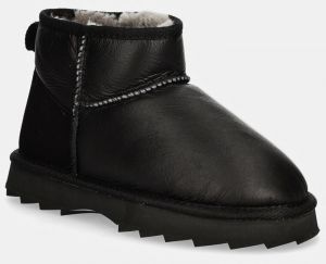Kožené snehule Emu Australia Sharky Micro Town čierna farba, W13154.BLAK