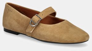 Semišové baleríny Vagabond Shoemakers JOLIN béžová farba, 5608-040-28