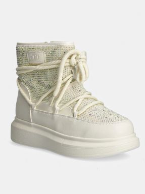 Snehule GOE béžová farba, OO2N4301 WHITE