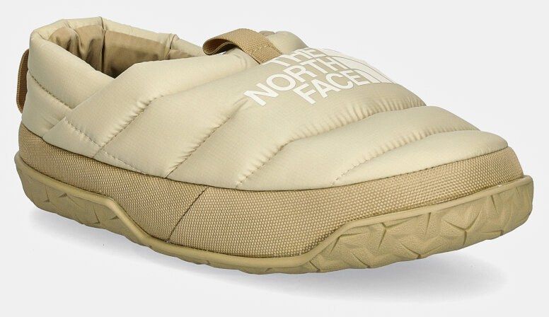 Papuče The North Face Nuptse Mule béžová farba, NF0A5G2BPV61