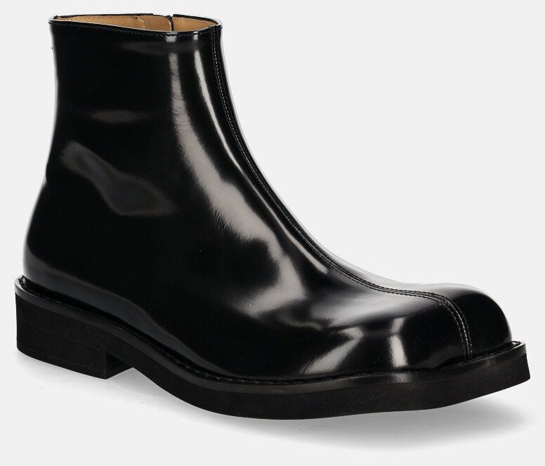Členkové topánky MM6 Maison Margiela pánske, čierna farba, SH3WU0006.P7983