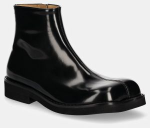 Členkové topánky MM6 Maison Margiela pánske, čierna farba, SH3WU0006.P7983