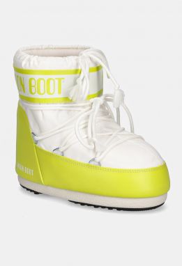 Snehule Moon Boot MB ICON LOW NYLON zelená farba, 80D1409340 BA01