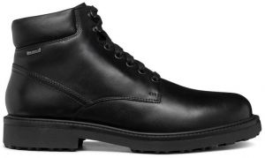 Kožená obuv Geox U LAGORAI + GRIP B A pánska, čierna farba, U46HQA 00043 C9999