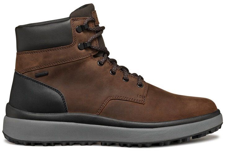 Členkové topánky Geox U GRANITO + GRIP B A pánske, hnedá farba, U36FZC 0FF50 C0196
