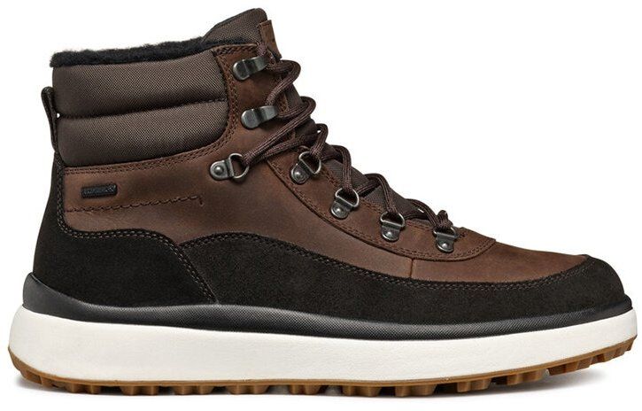 Členkové topánky Geox U GRANITO + GRIP B A pánske, hnedá farba, U46FZD 0FF22 C6009