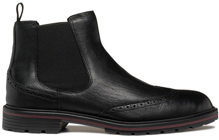 Topánky chelsea Geox U WALK PLEASURE C pánske, čierna farba, U46HAC 00064 C9999