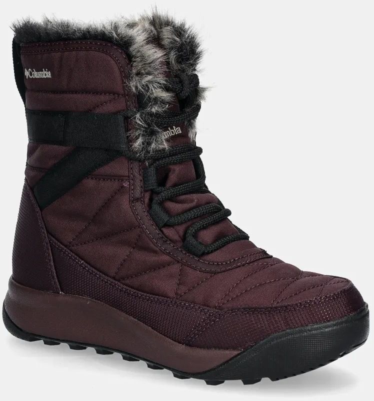 Snehule Columbia MINX SHORTY bordová farba, 2079181