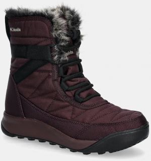 Snehule Columbia MINX SHORTY bordová farba, 2079181