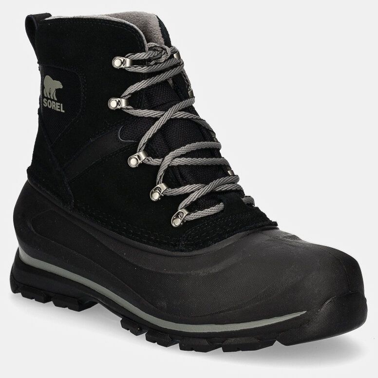 Členkové topánky Sorel BUXTON LACE WP 24 pánske, čierna farba, 2084901010