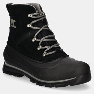 Členkové topánky Sorel BUXTON LACE WP 24 pánske, čierna farba, 2084901010